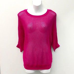 APT 9 - NWT- Fuschia Dolman Sweater